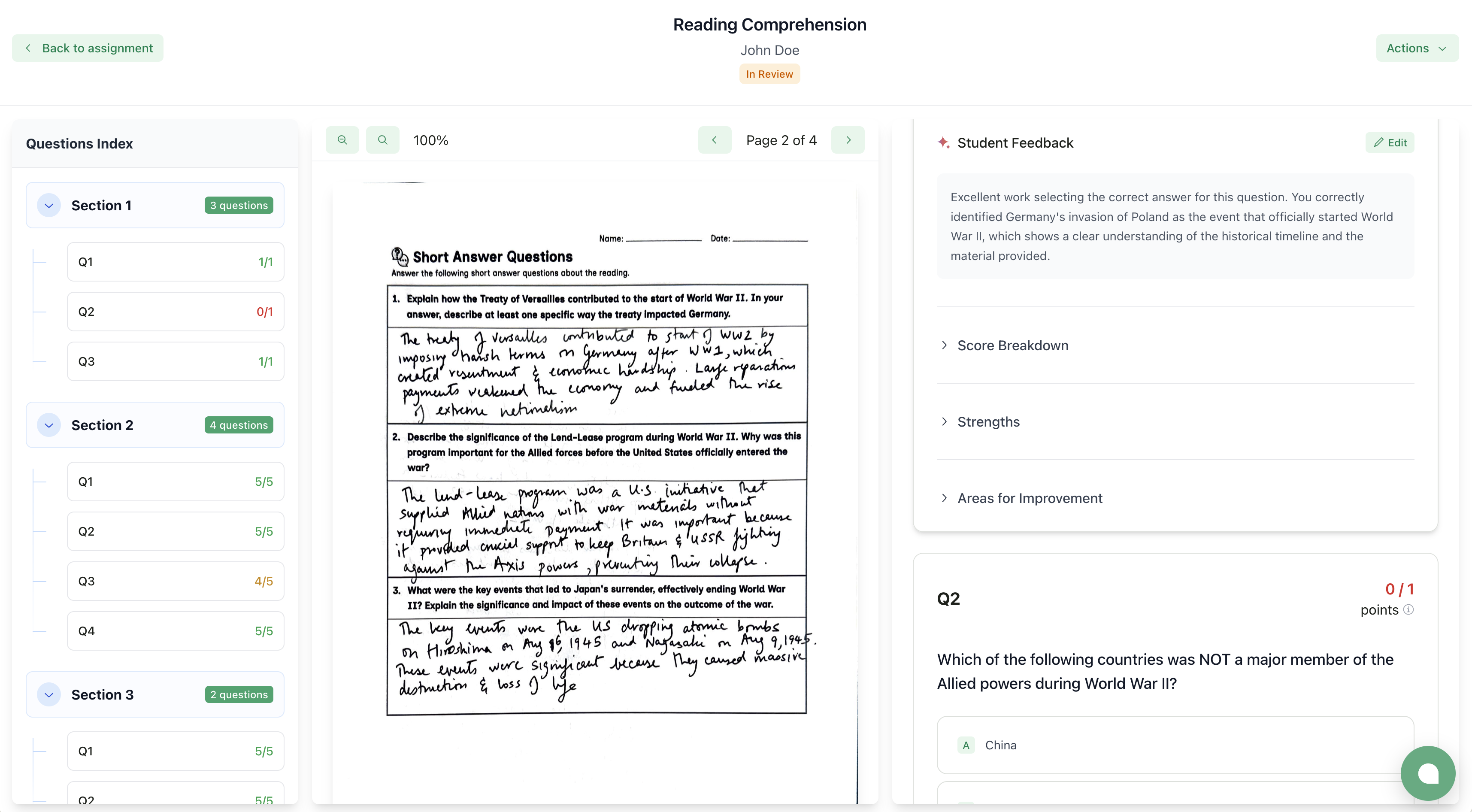 GradingPal leading AI grading tool for K-12 versatility in 2025